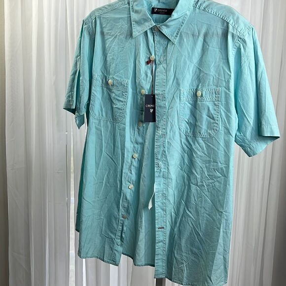 Cremieux Short Sleeve Pocketed Button Up NWT Medium - Picture 1 of 5